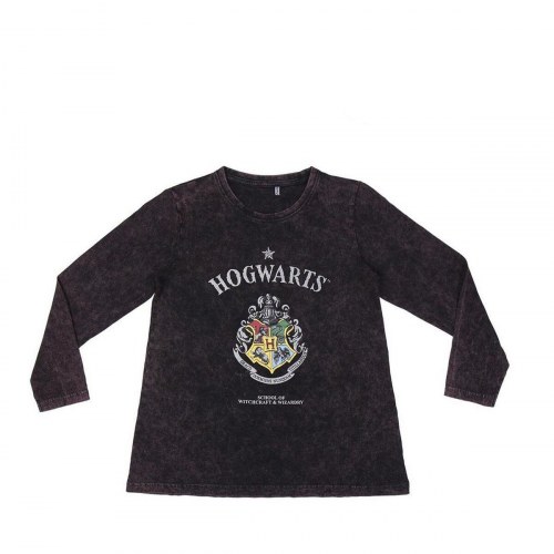 Harry Potter langærmet T-shirt til børn - grå/mørkegrå, 14 år