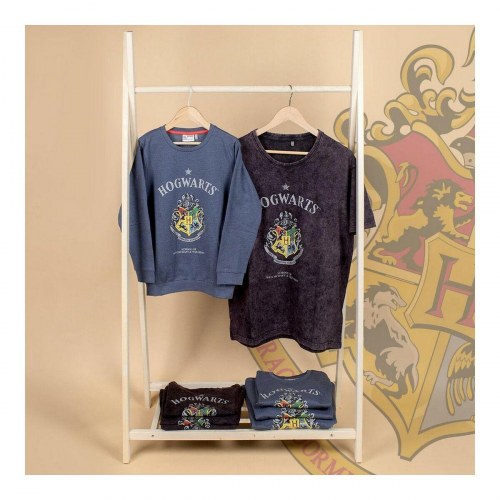 Harry Potter langærmet T-shirt til børn - grå/mørkegrå, 14 år