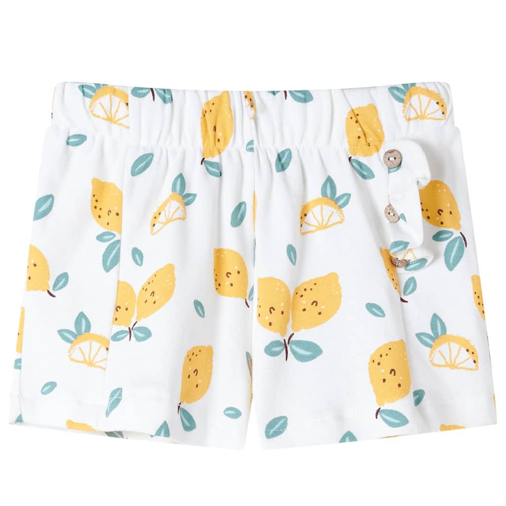 Shorts Til Børn Str 104 Ecrufarvet