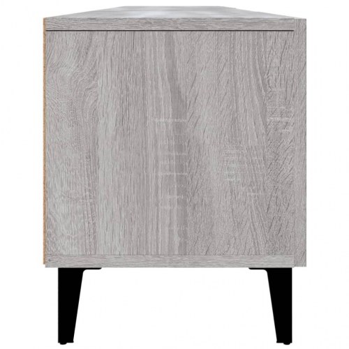 TV-bord 180 x 31,5 x 40 cm i grå sonoma-eg
