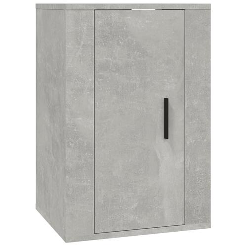 Væghængt tv-skab 40x34,5x60 cm betongrå
