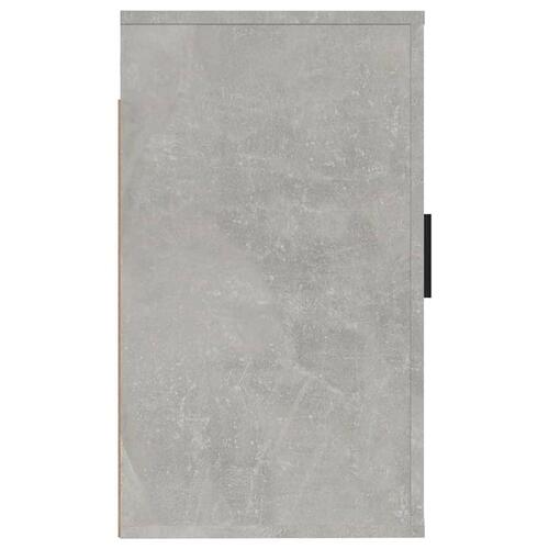 Væghængt tv-skab 40x34,5x60 cm betongrå