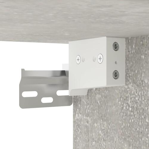 Væghængt tv-skab 40x34,5x60 cm betongrå