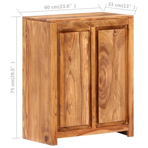 Skænk 60x33x75 cm massivt træ