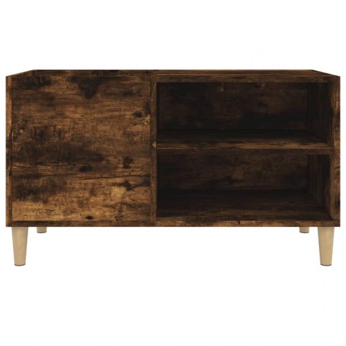 Vinylskab 84,5 x 38 x 48 cm - røget egetræsfarve