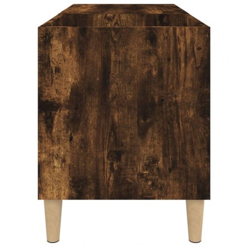 Vinylskab 84,5 x 38 x 48 cm - røget egetræsfarve