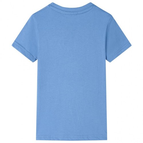 T-shirt til børn str. 140 blå