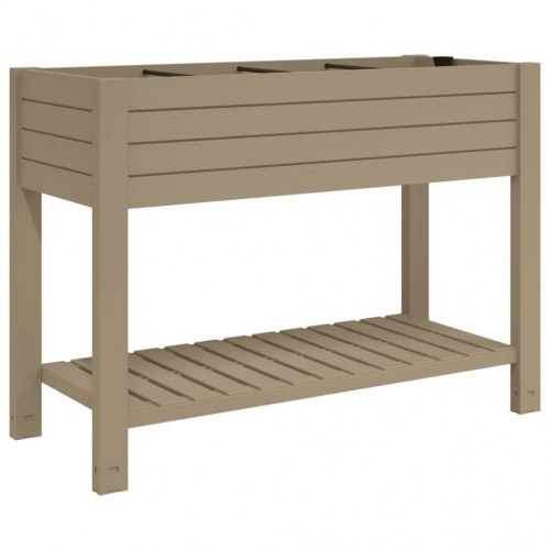 Højbed 110x45x79 cm polypropylen lysebrun
