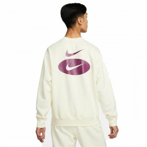Nike Swoosh League sweatshirt uden hætte - herre, hvid (M)