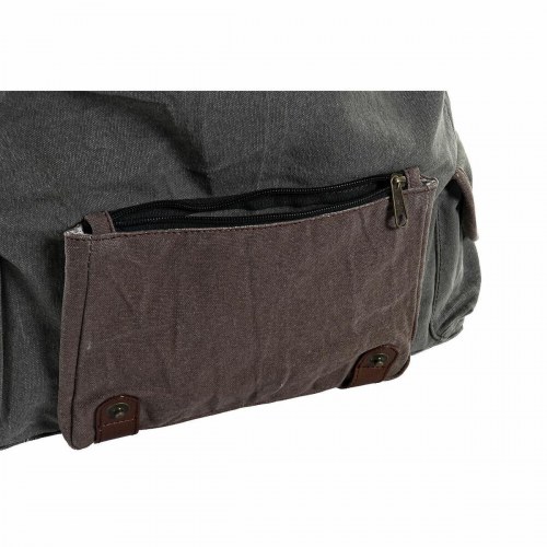 Skuldertaske med cykelmotiv - grå/brun 48 × 10 × 37 cm