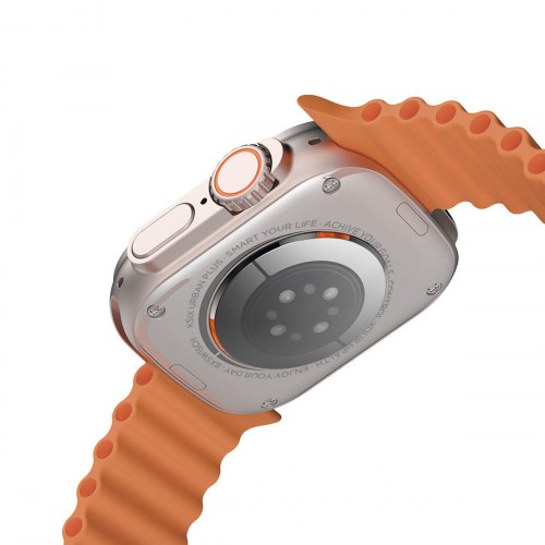 KSIX rem til Apple Watch - Orange silikone urrem