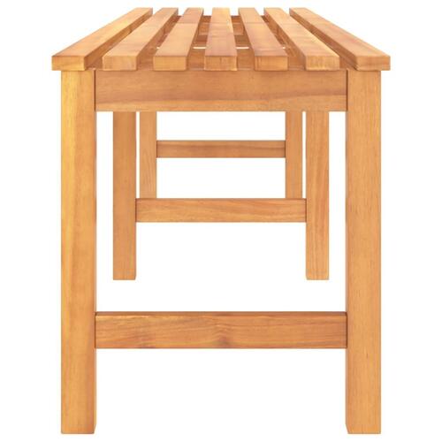 Havebænk 180 cm massivt teaktræ