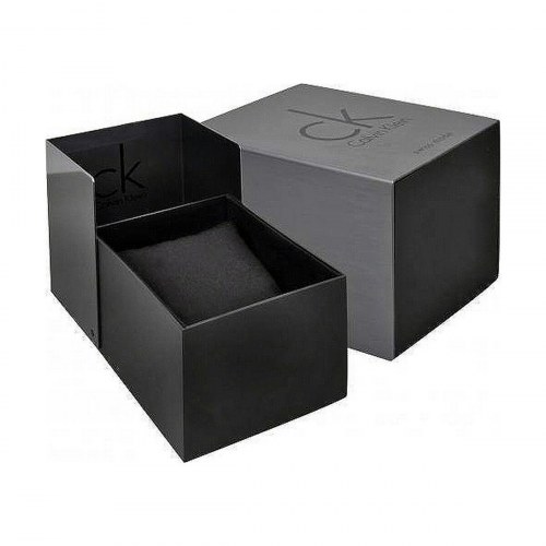 Herreur Calvin Klein Established Ø43 mm - læderrem, kvarts