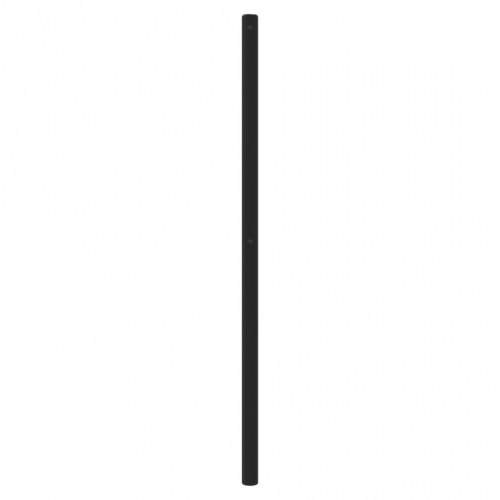 Sengegavl 193 cm metal sort
