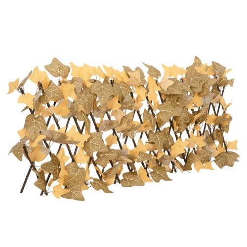 Espalierer med kunstige ahornblade 5 stk. 180x30 cm orange