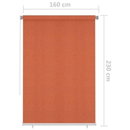 Udendørs rullegardin 160x230 cm orange