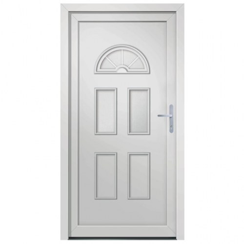 Hoveddør 88x208 cm PVC hvid