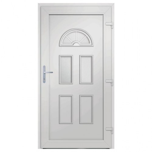Hoveddør 88x208 cm PVC hvid