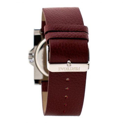 Armbåndsur unisex Pertegaz PDS-018-B - Ø 38 mm, læderrem bourgogne