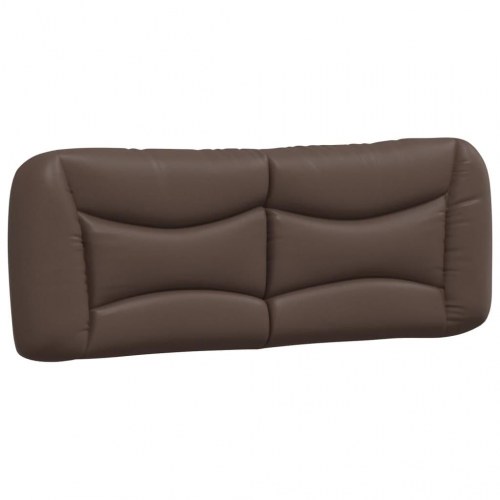 Sengeramme med LED uden madras Hvar 140x200 cm brun
