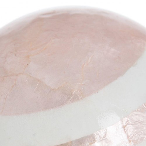 Bolde CAPIZ Indretning Pink 10 x 10 x 10 cm (8 enheder)