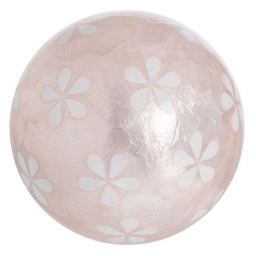 Bolde CAPIZ Indretning Pink 10 x 10 x 10 cm (8 enheder)