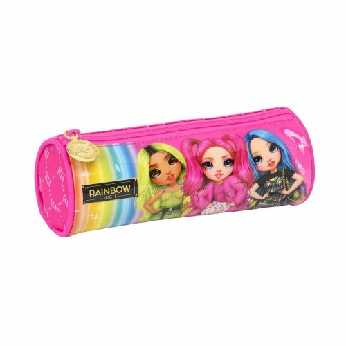 Rainbow High cylinder penalhus - fuchsia 20 × 7 × 7 cm