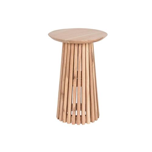 Lille serveringsbord Home ESPRIT Natur Cedertræ 40 x 40 x 60 cm