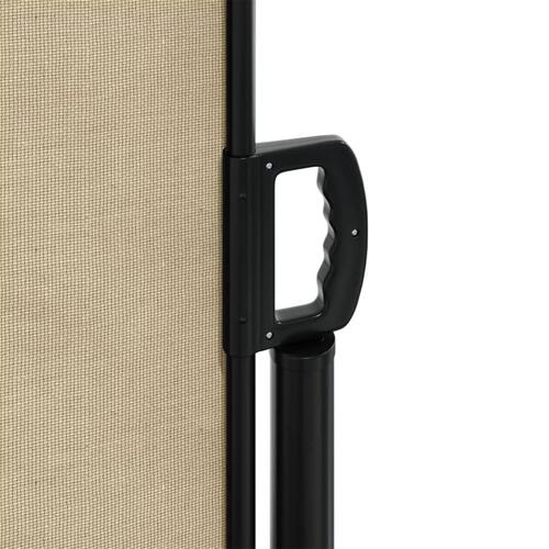 Sammenrullelig sidemarkise 140x300 cm beige
