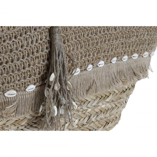 Strandtaske i natur havgræs - 53 × 15 × 51,5 cm