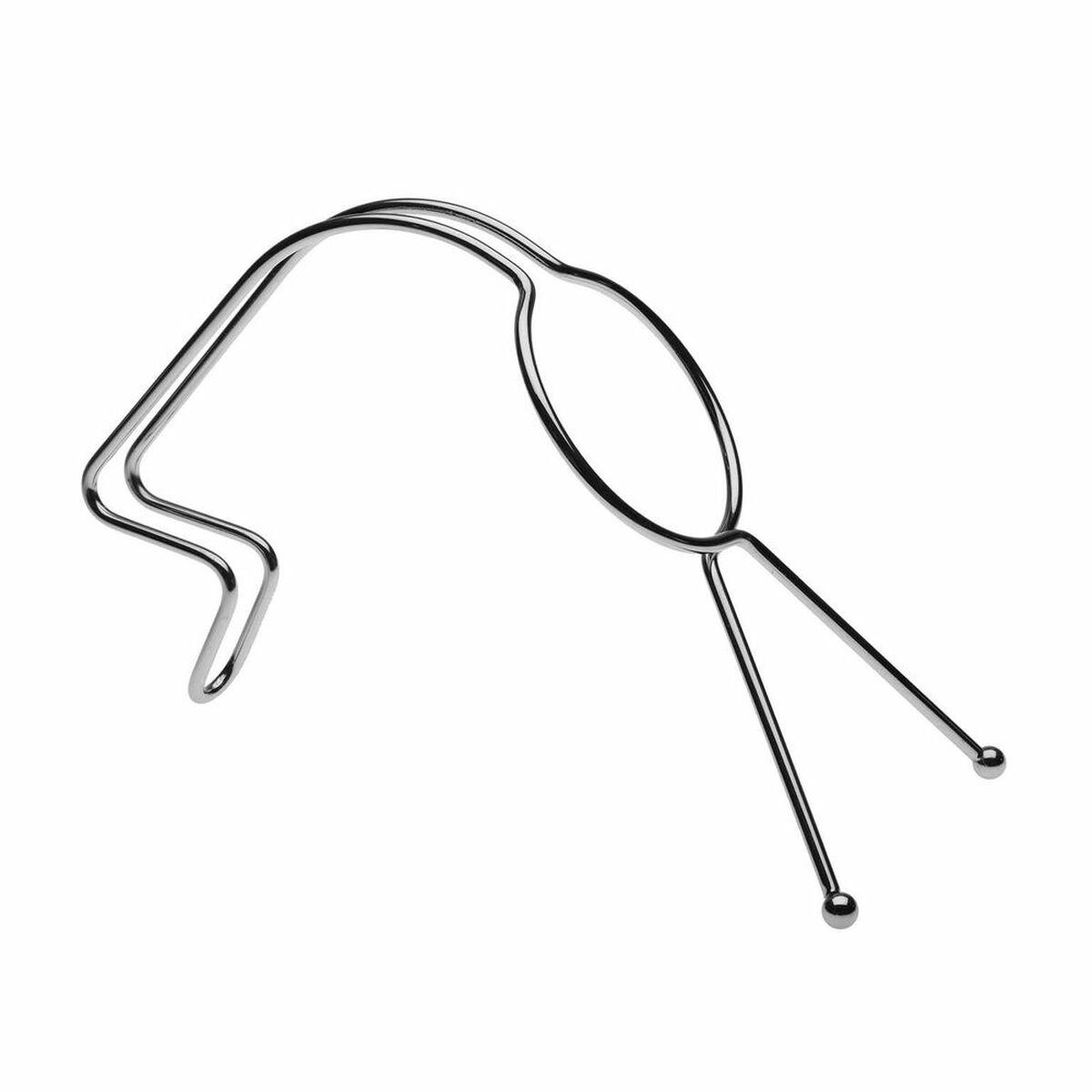 Versa flaskereol i metal/stål - 11,5 × 17,5 × 24,5 cm