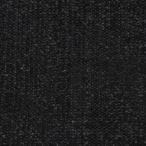 Udendørs rullegardin 60x140 cm sort
