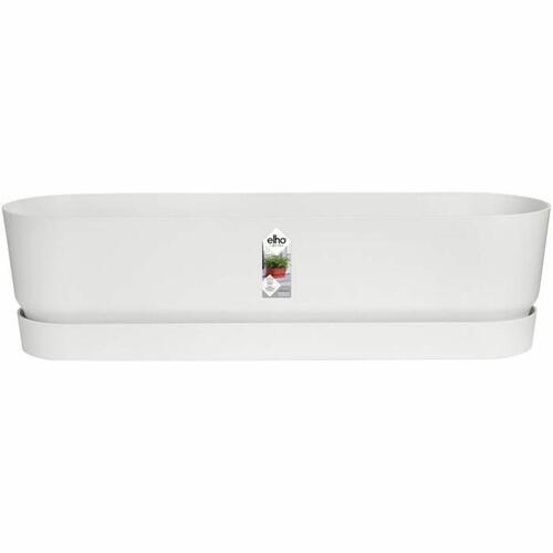 Elho altankasse med underskål, hvid 70 cm (plast)