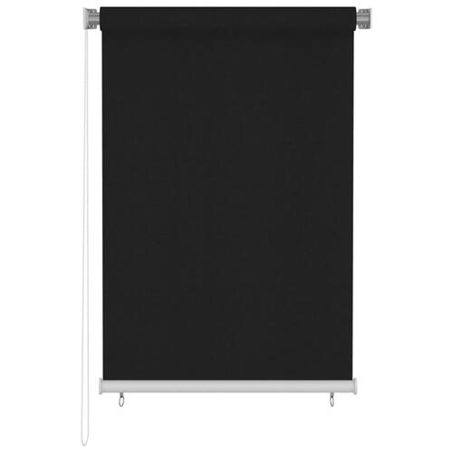 Udendørs rullegardin 100 x 140 cm sort