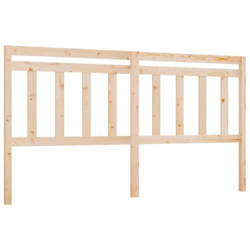 Sengegærde 186x4x100 cm massivt fyrretræ