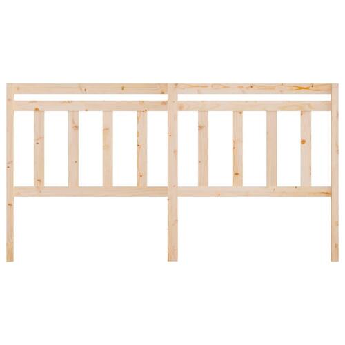 Sengegærde 186x4x100 cm massivt fyrretræ