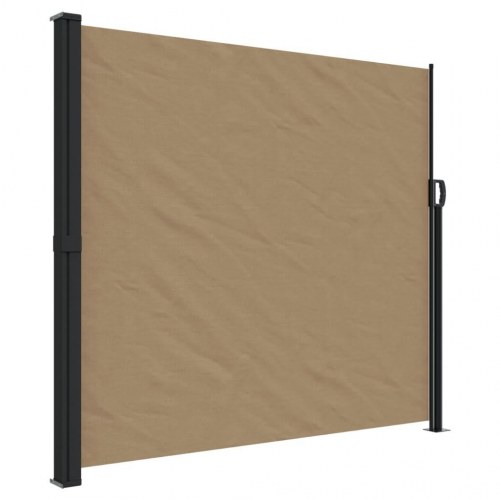 Sammenrullelig sidemarkise 180 × 300 cm - gråbrun