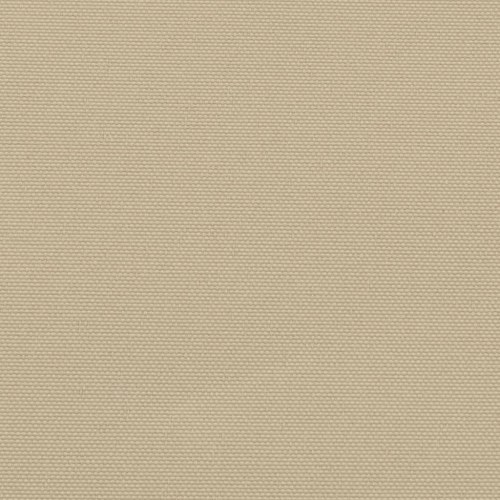 Sammenrullelig sidemarkise 220 × 300 cm - beige privatlivsskærm til terrasse og altan