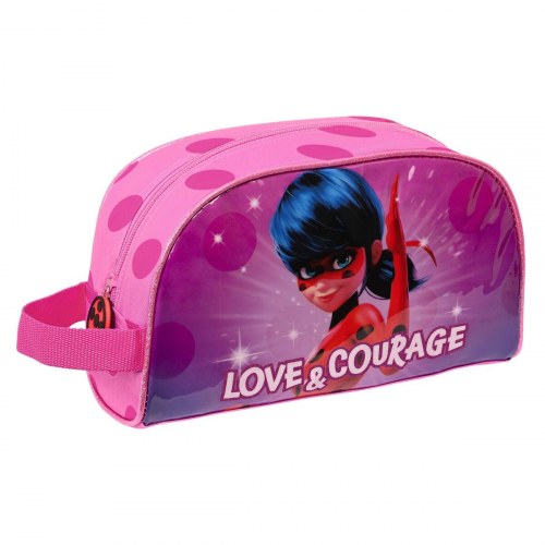 Lady Bug Love & Courage skoletoilettaske fuchsia 26 x 16 x 9 cm