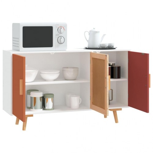 Skænk 105x30x65,5 cm konstrueret træ hvid