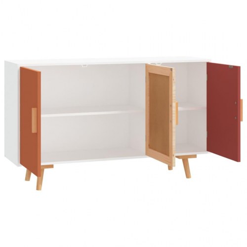Skænk 105x30x65,5 cm konstrueret træ hvid
