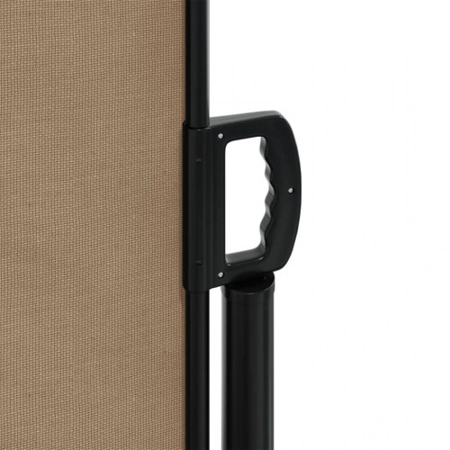 Sammenrullelig sidemarkise 160 × 600 cm - gråbrun