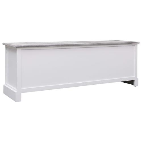 Entrébænk 115x30x40 cm træ grå