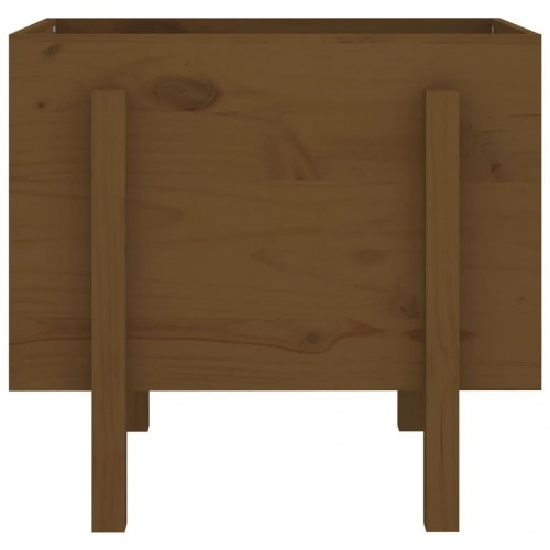 Plantekasse i massivt fyrretræ 62 x 50 x 57 cm