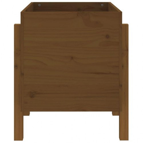 Plantekasse i massivt fyrretræ 62 x 50 x 57 cm