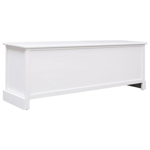Entrébænk 115x30x40 cm træ hvid