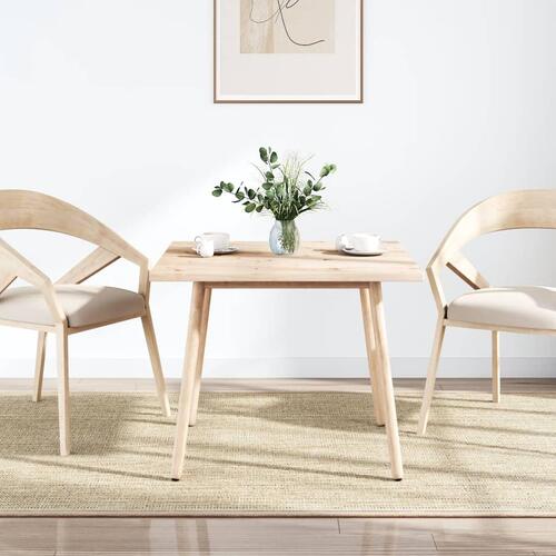 Bordplade 90x90x2,5 cm firkantet massivt fyrretræ