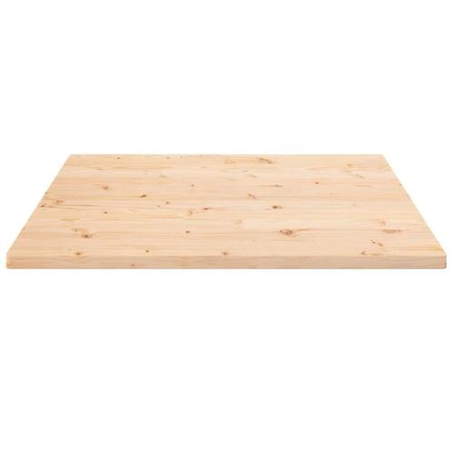 Bordplade 90x90x2,5 cm firkantet massivt fyrretræ