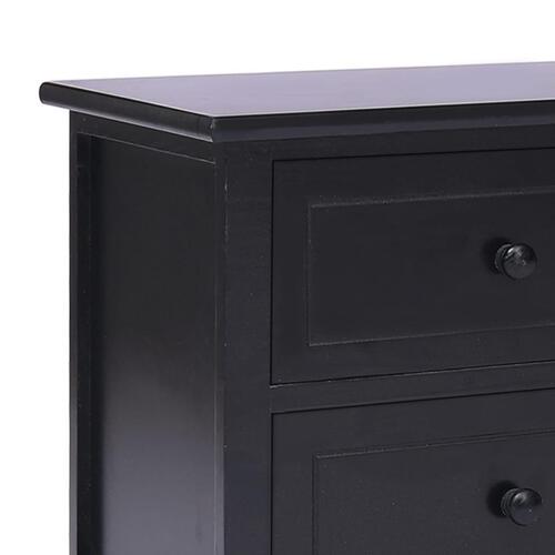 Entrébænk 115x30x40 cm træ sort