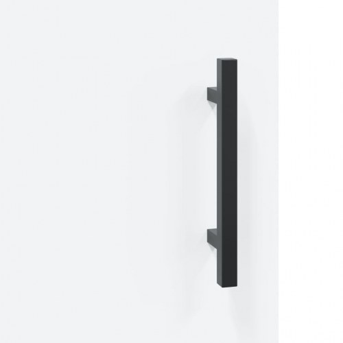 Skrivebord 140×50×75 cm i hvidt konstrueret træ - med opbevaring